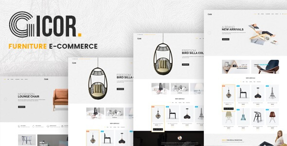 Gicor - Furniture OpenCart Theme (Included Color Swatches)