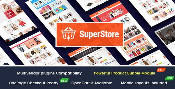 SuperStore - Responsive Multipurpose OpenCart 3 Theme with 3