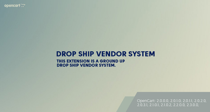 Drop Ship Vendor System