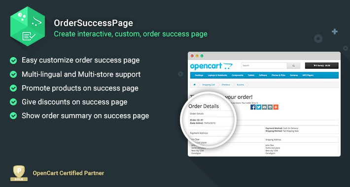 OrderSuccessPage _Customize_your Checkout_Success_Page_1.5.x_2.x