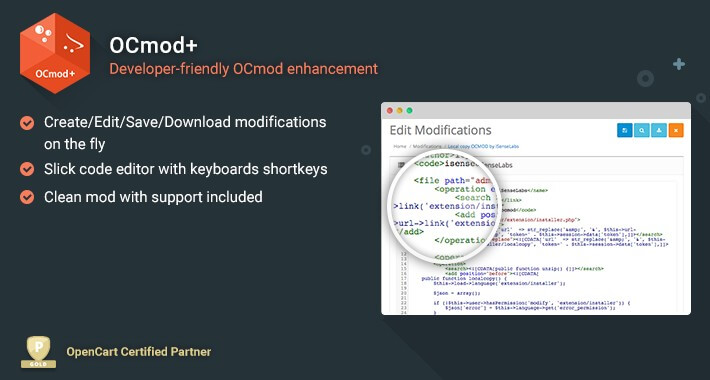 OCmod+ Developer-friendly OCmod enhancement